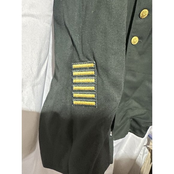 VTG U.S. Army Dress Jacket Uniform Coat w/ Patches 46XL Sgt Maj 101st Abn 1957 - Picture 7 of 10